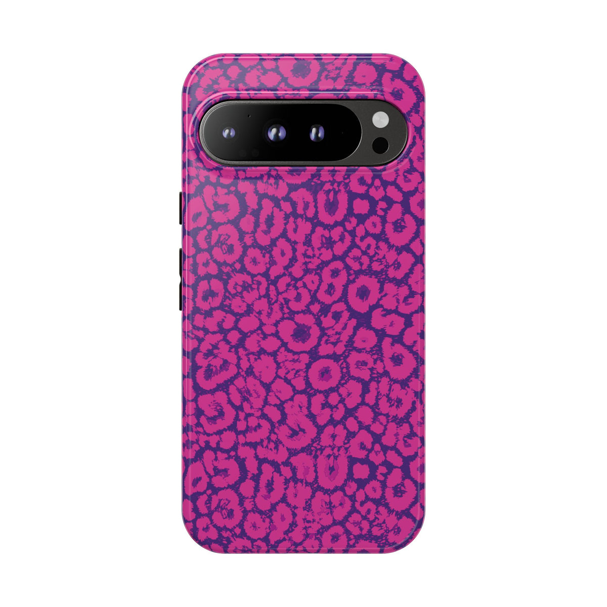 Pink Purple Leopard Tough Phone Case iPhone, Galaxy and Google Pixel