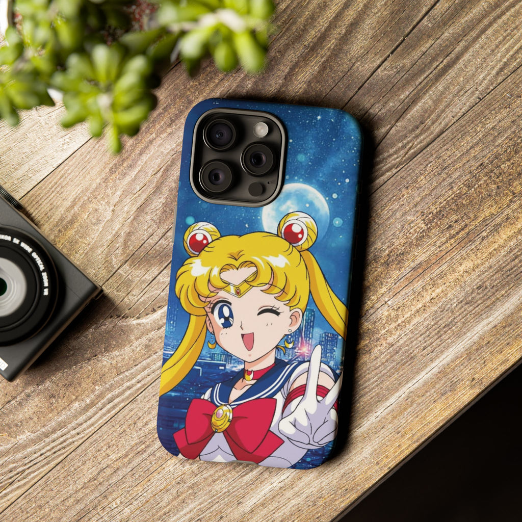 Blue S Moon Tough Case for iPhone, Galaxy, or Google Pixel