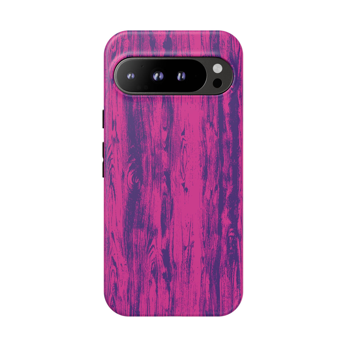 Pink Purple Wood Print Tough Phone Case iPhone, Galaxy, or Google Pixel