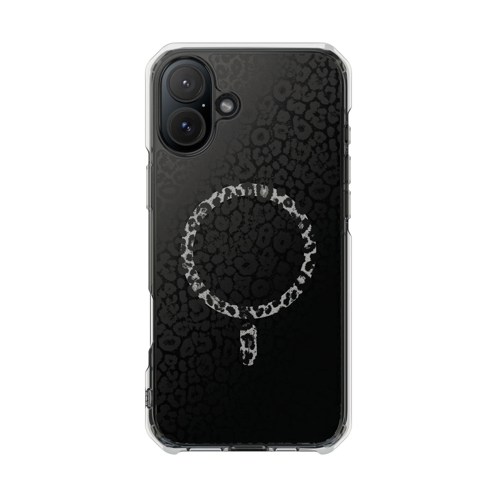 Leopard Magnetic iPhone 14, 15, 16 Series Clear Impact Cases