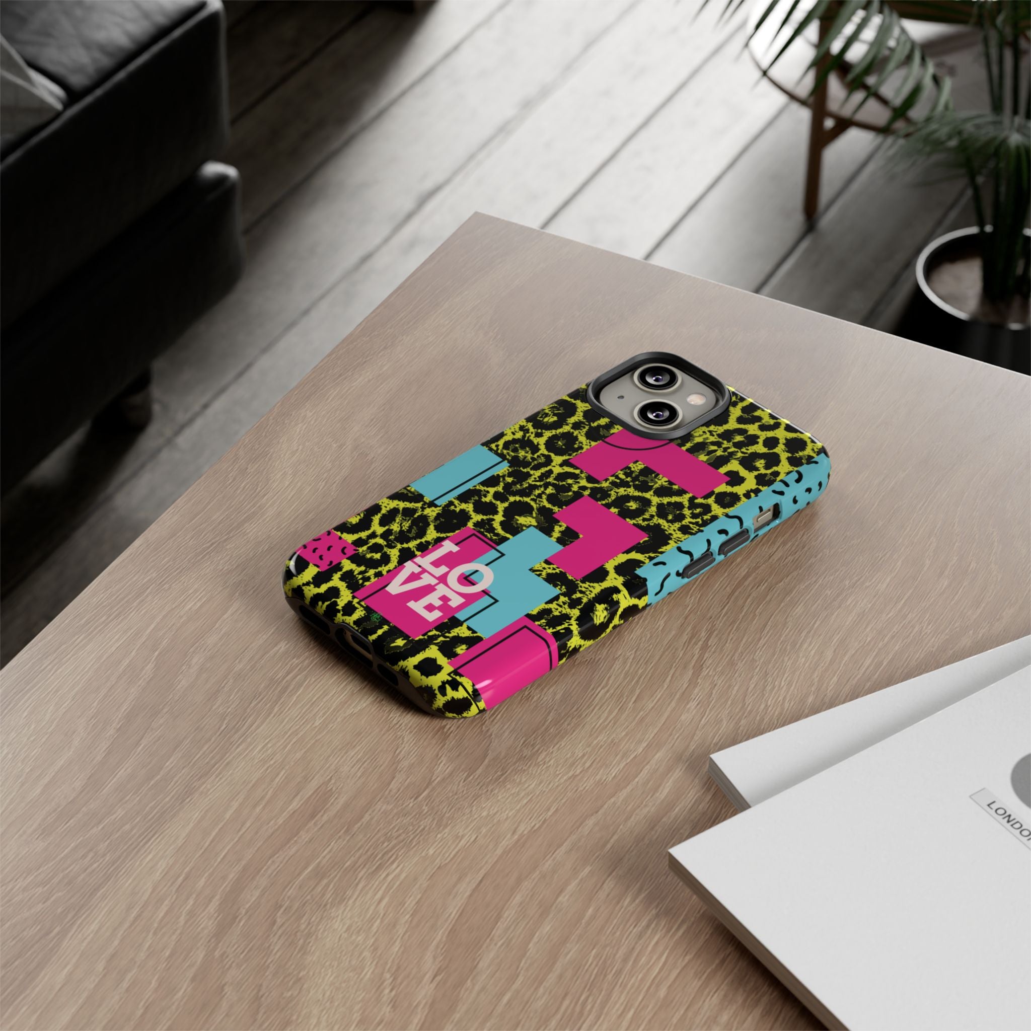 LOVE Neon Yellow RG Phone Case iPhone, Galaxy and Google Tough Cases