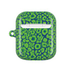 Blue and Green Leopard AirPod Cases