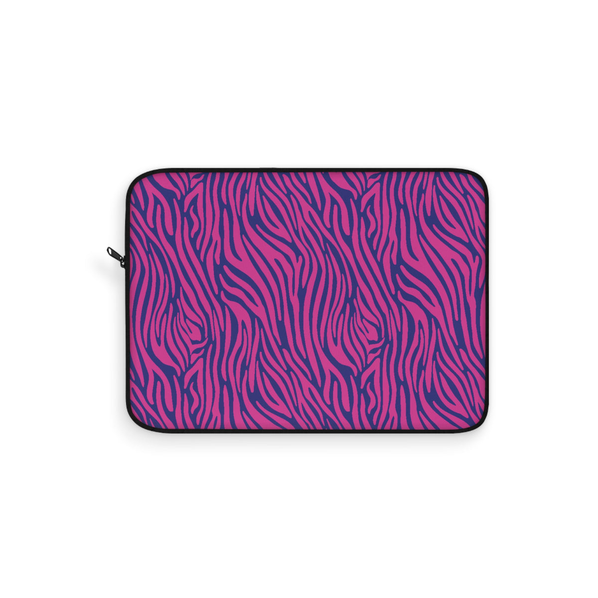Zebra Print Pink Blue Laptop Sleeve