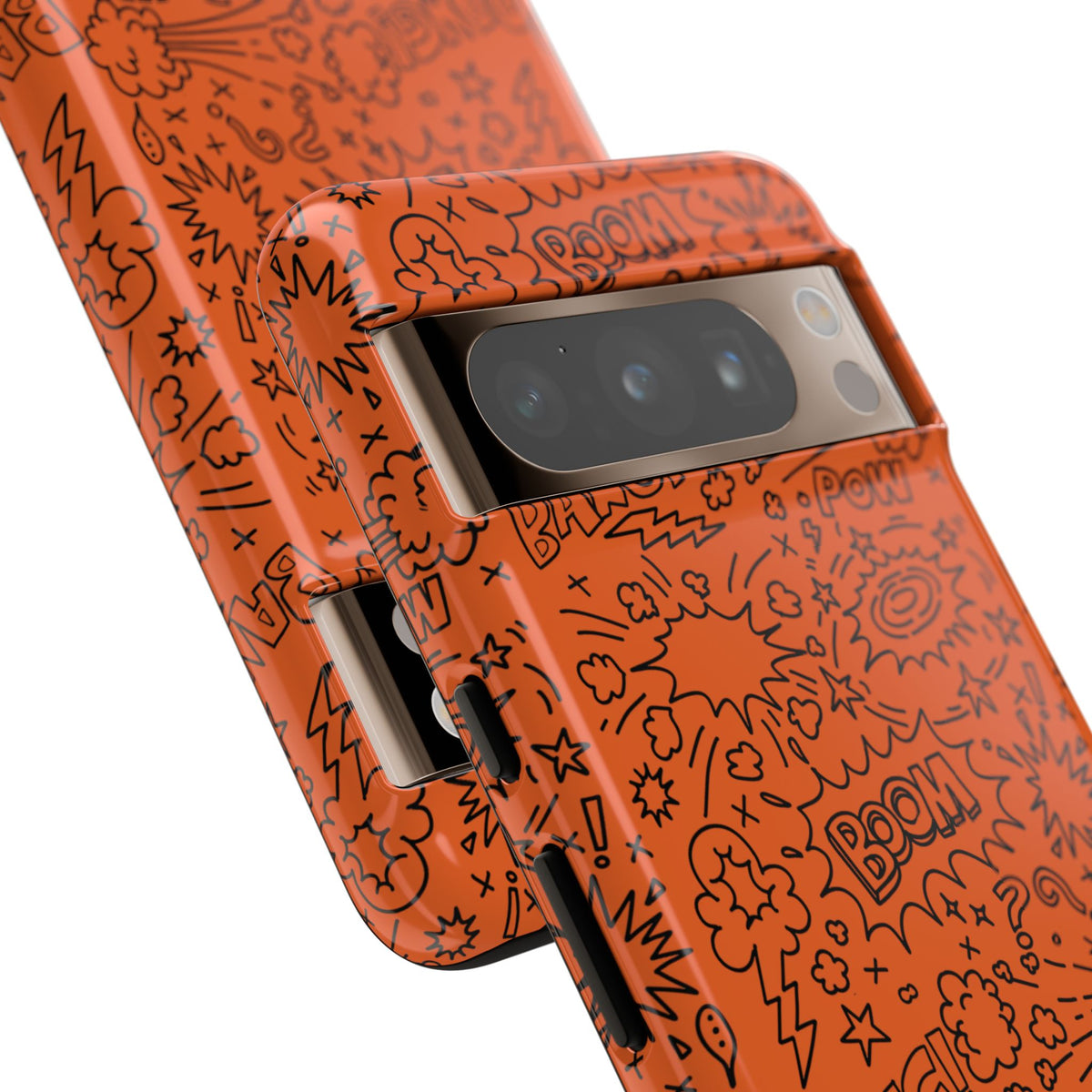 Wow Orange Tough Case for iPhone, Galaxy, or Google Pixel