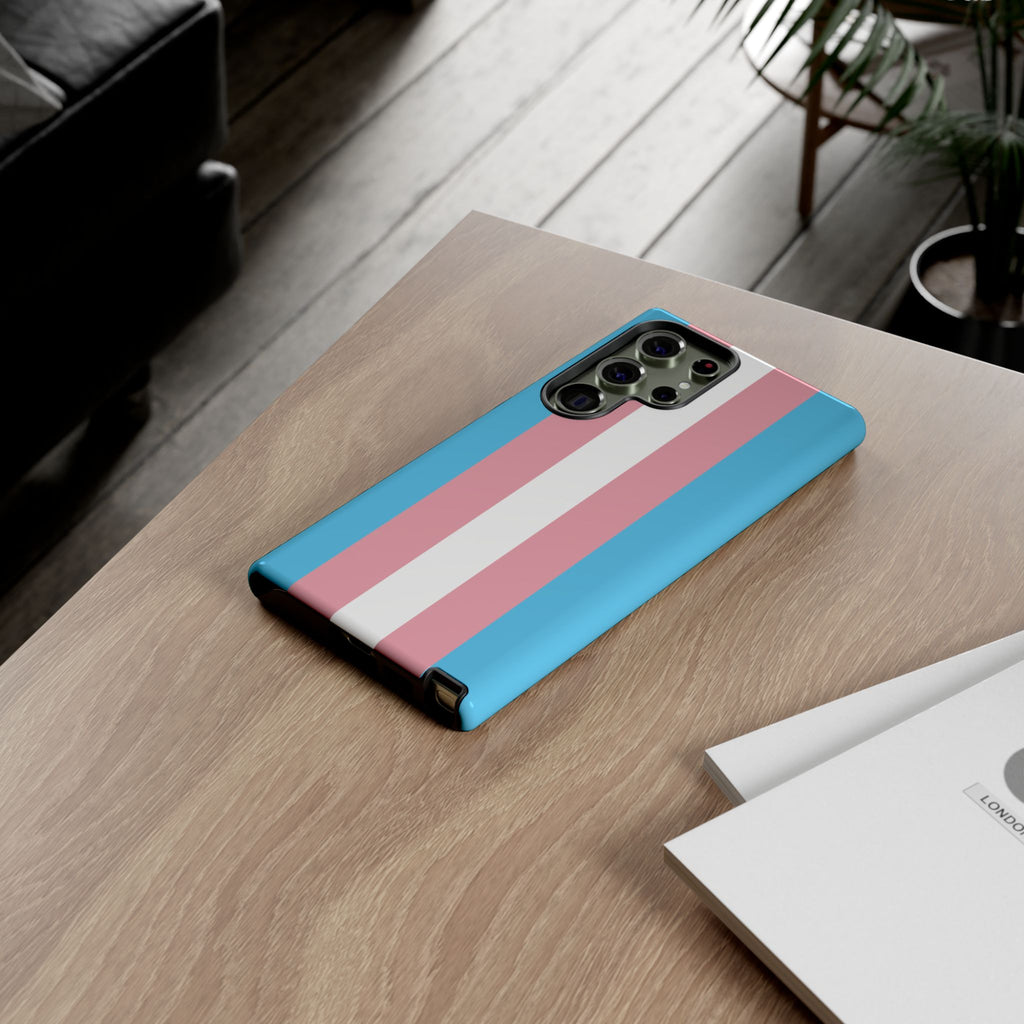 Trans Colors Tough Phone Case for iPhone, Galaxy, or Google Pixel