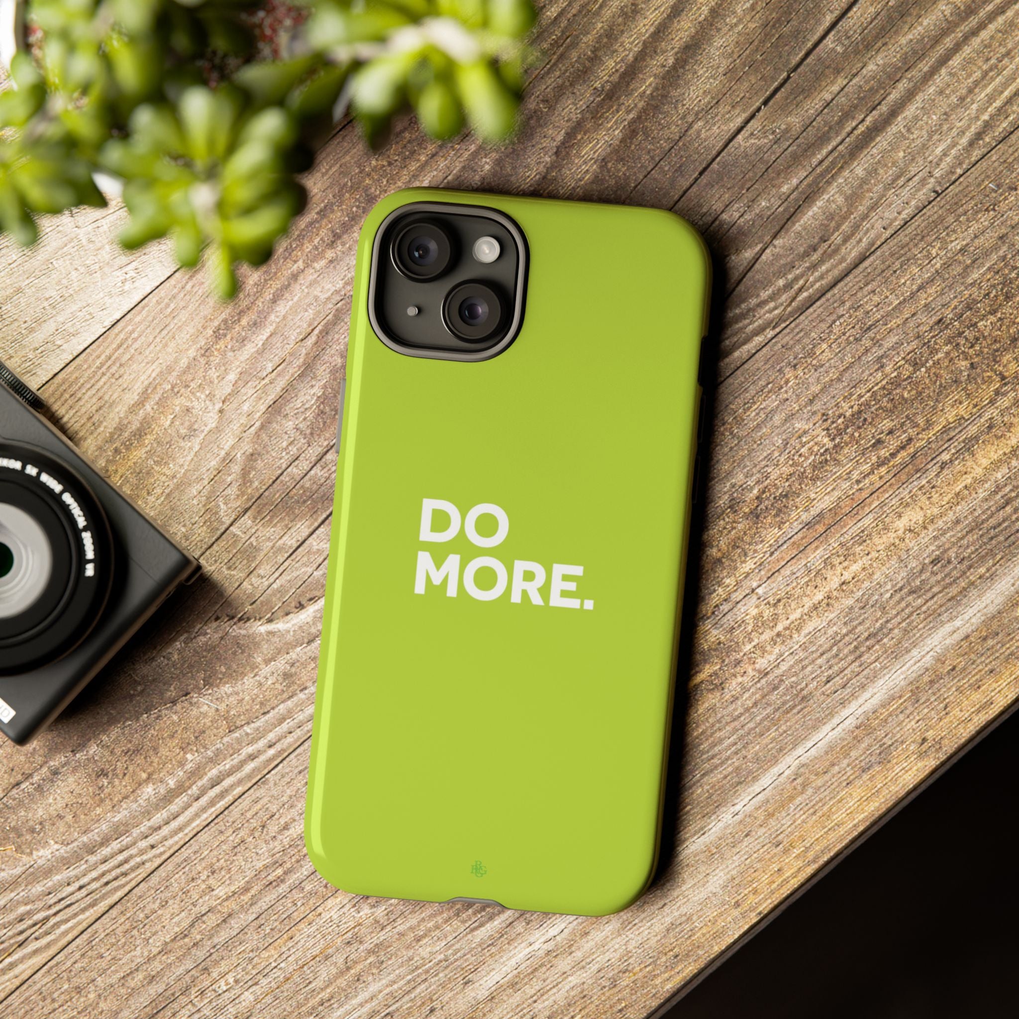 Do More (Neon Yellow) Tough Phone Case for iPhone, Galaxy or Google Pixel