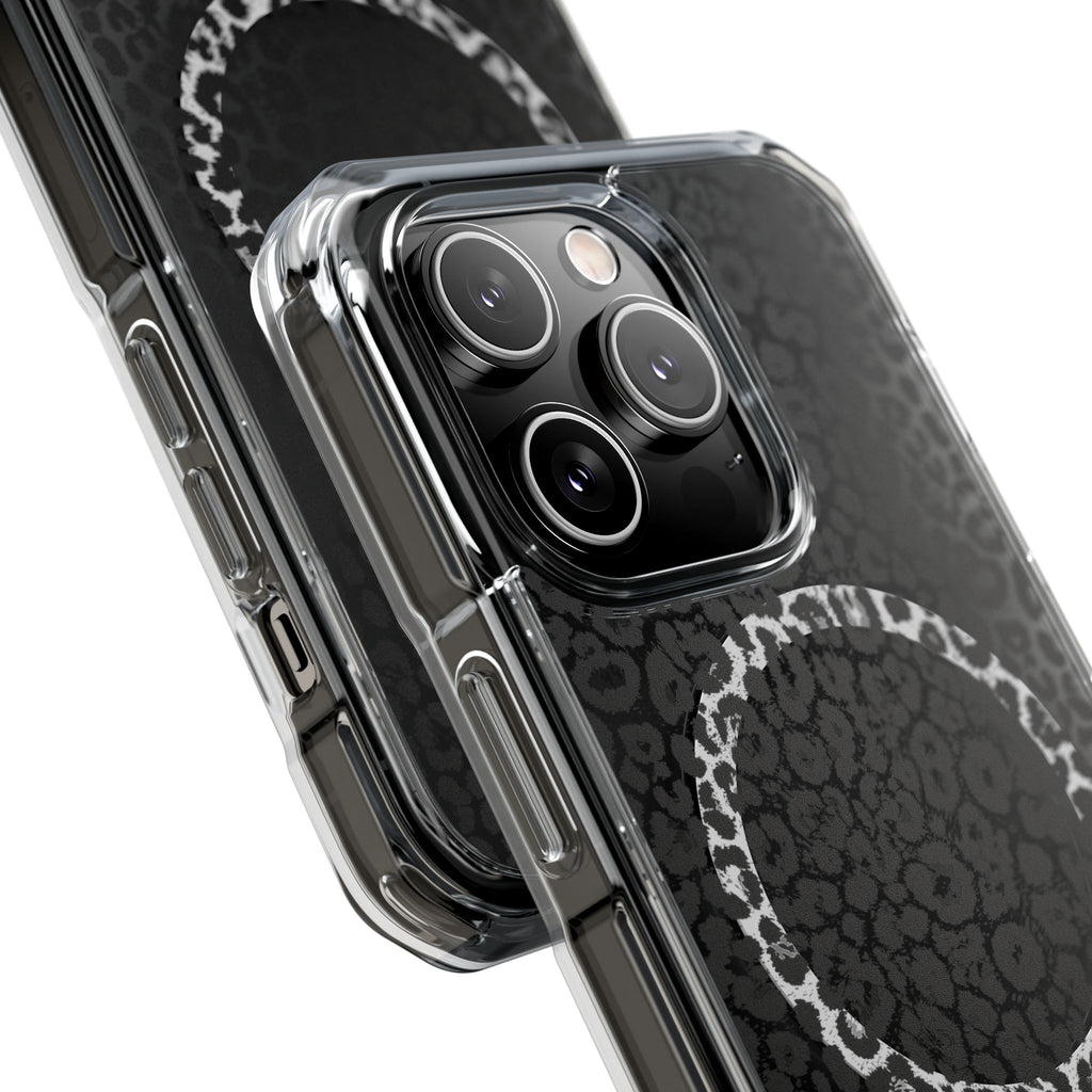 Leopard Magnetic iPhone 14, 15, 16 Series Clear Impact Cases