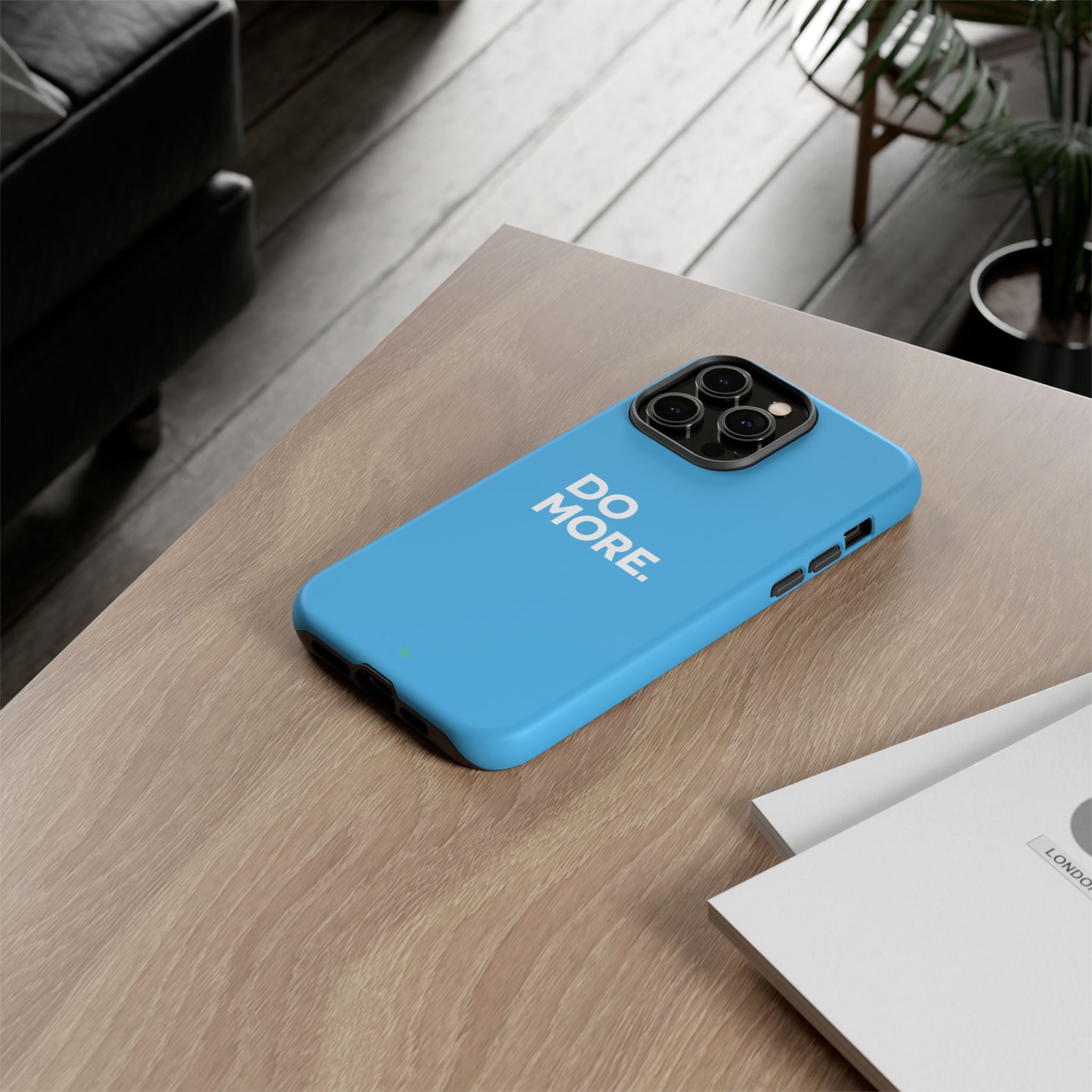 Do More (Bright Blue) Tough Case iPhone, Galaxy, or Google Pixel