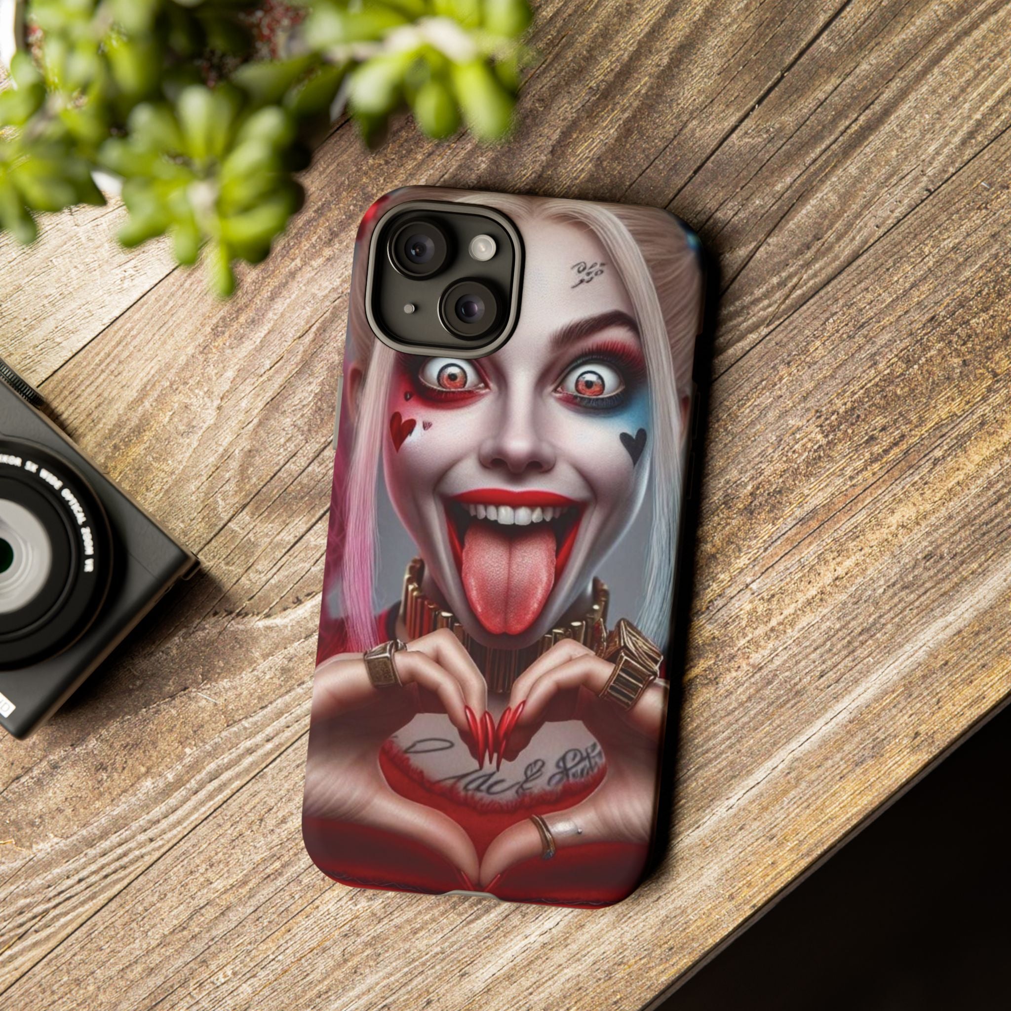 Harley Quinn Tough Phone Case for iPhone, Galaxy, or Google Pixel
