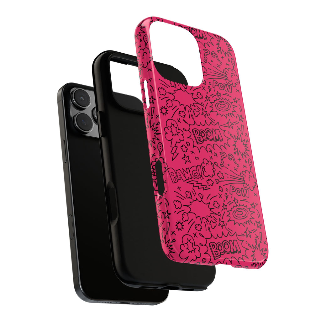 Boom Wow Tough Case for iPhone, Galaxy, or Google Pixel