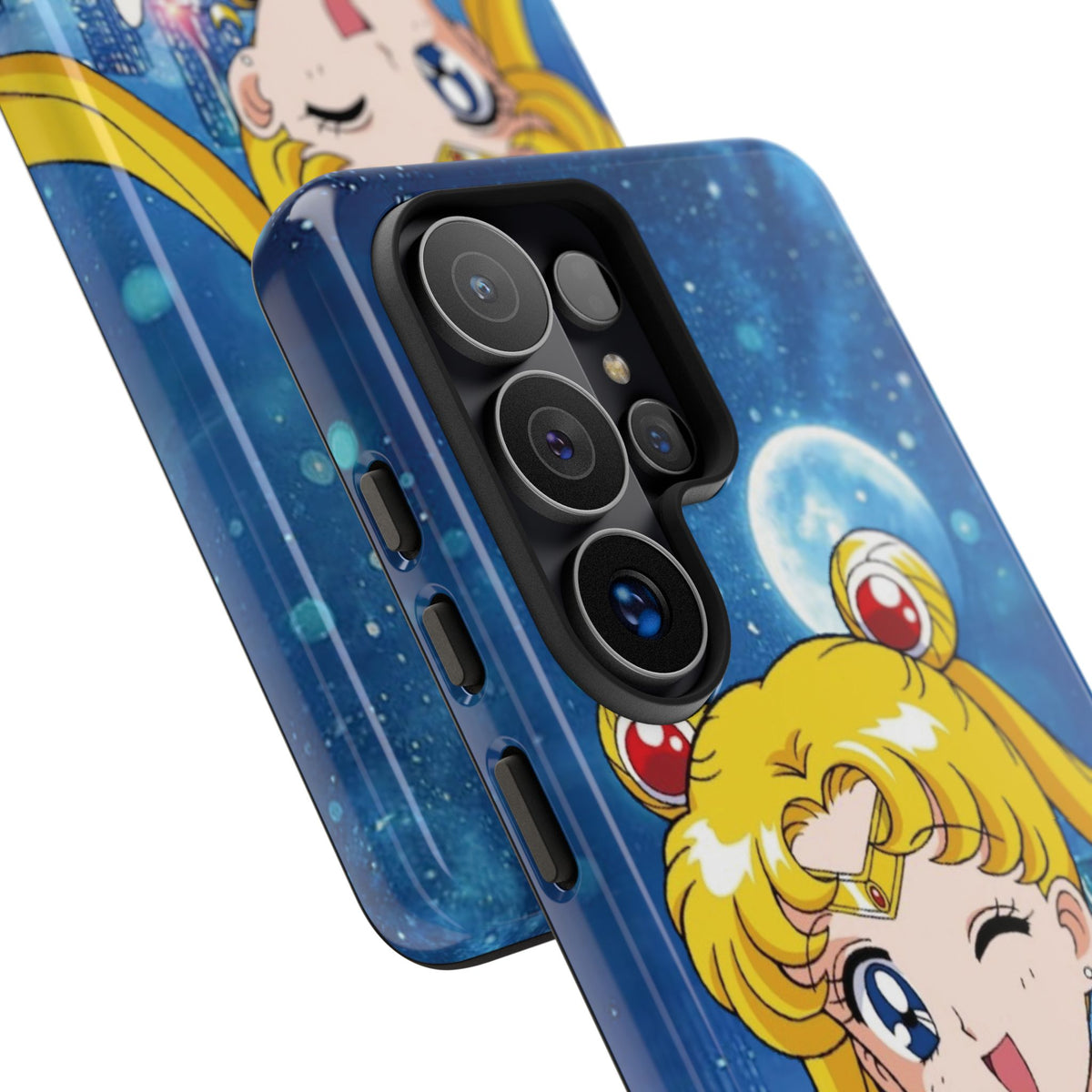 Blue S Moon Tough Case for iPhone, Galaxy, or Google Pixel