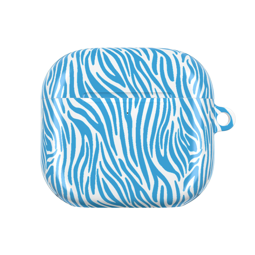 Blue Zebra AirPod Cases