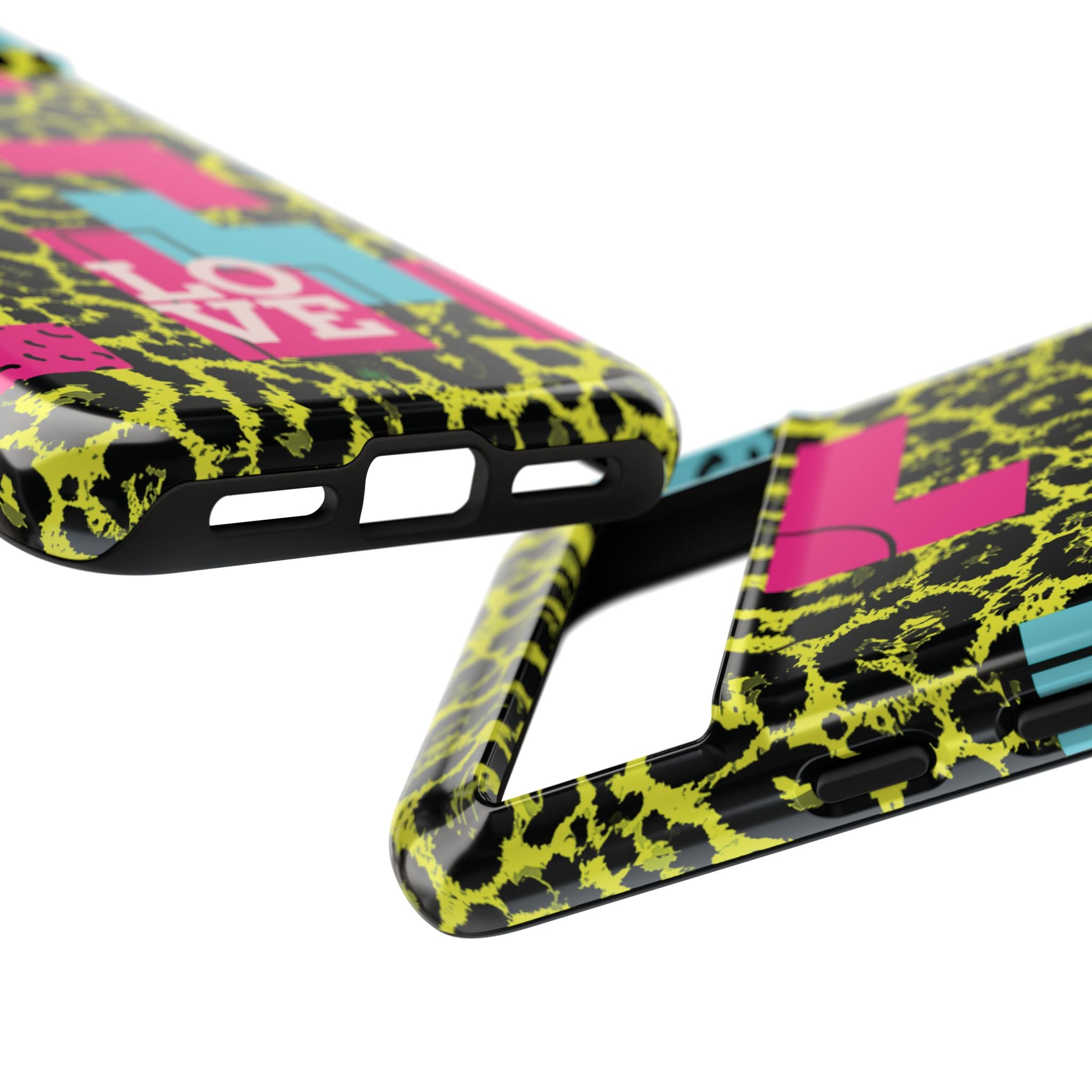 LOVE Neon Yellow RG Phone Case iPhone, Galaxy and Google Tough Cases