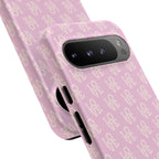 Pink 'LOVE' Pattern Tough Phone Case