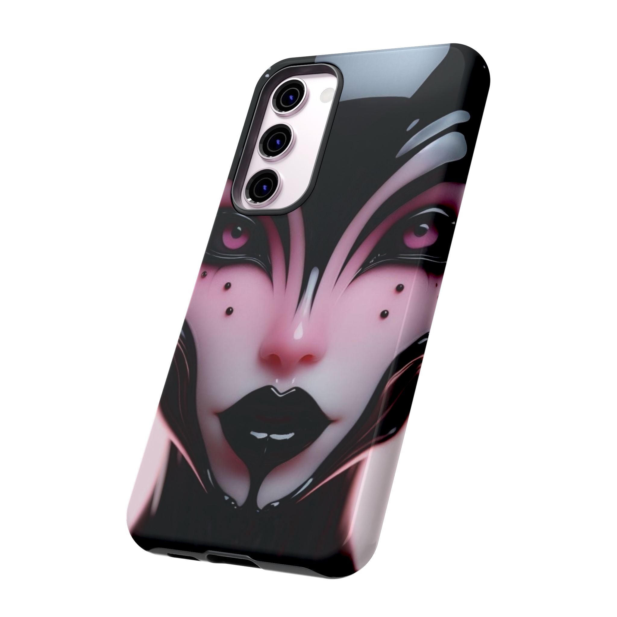 Pink Alien Tough Phone Case for iPhone, Galaxy, or Google Pixel