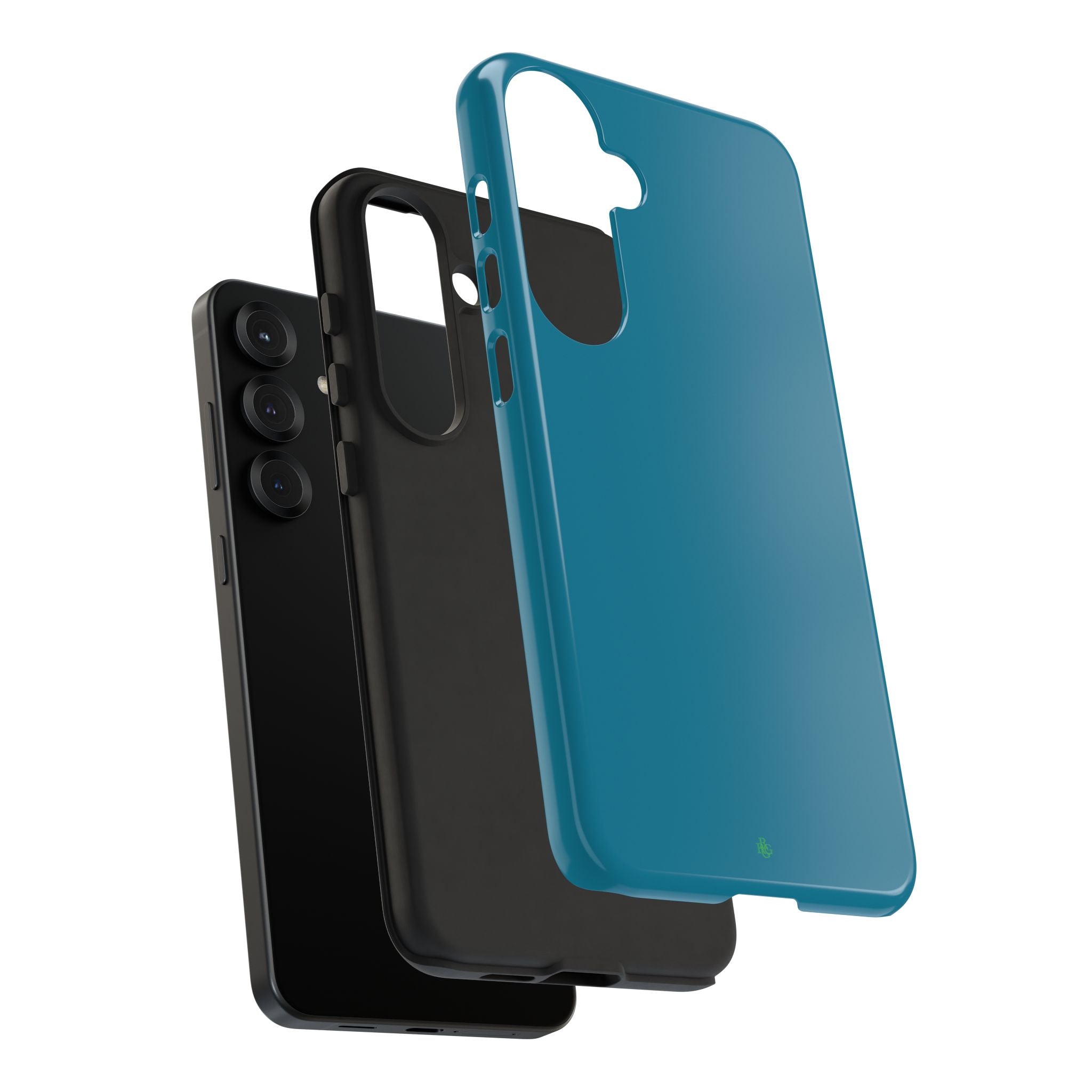 Teal Green RG Tough Phone Case for iPhone, Galaxy, or Google Pixel