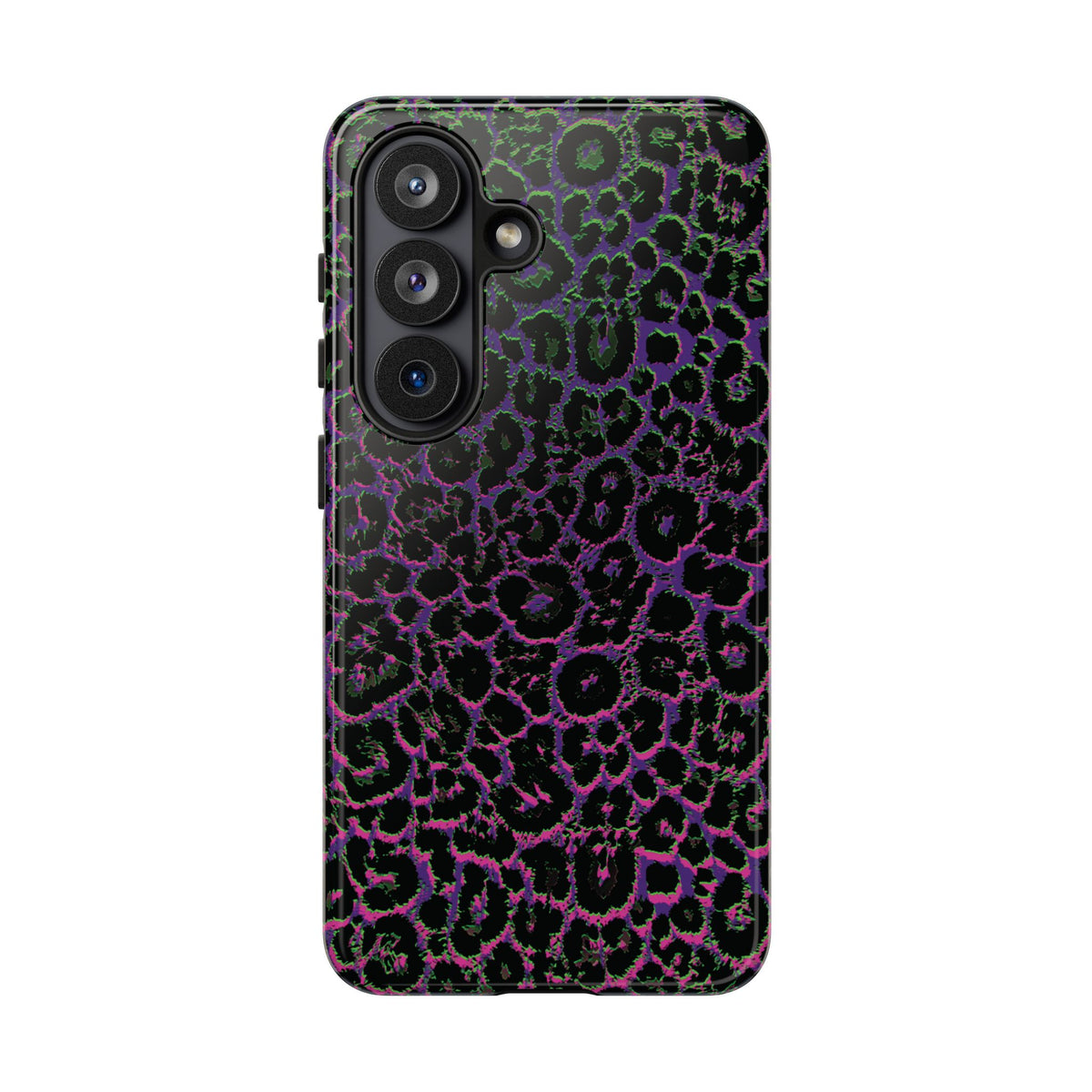Colorful Leopard Tough Phone Case for iPhone, Galaxy, or Google Pixel