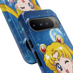 Blue S Moon Tough Case for iPhone, Galaxy, or Google Pixel