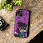 Purple Pink Leopard Kz iPhone, Galaxy and Google Tough Cases