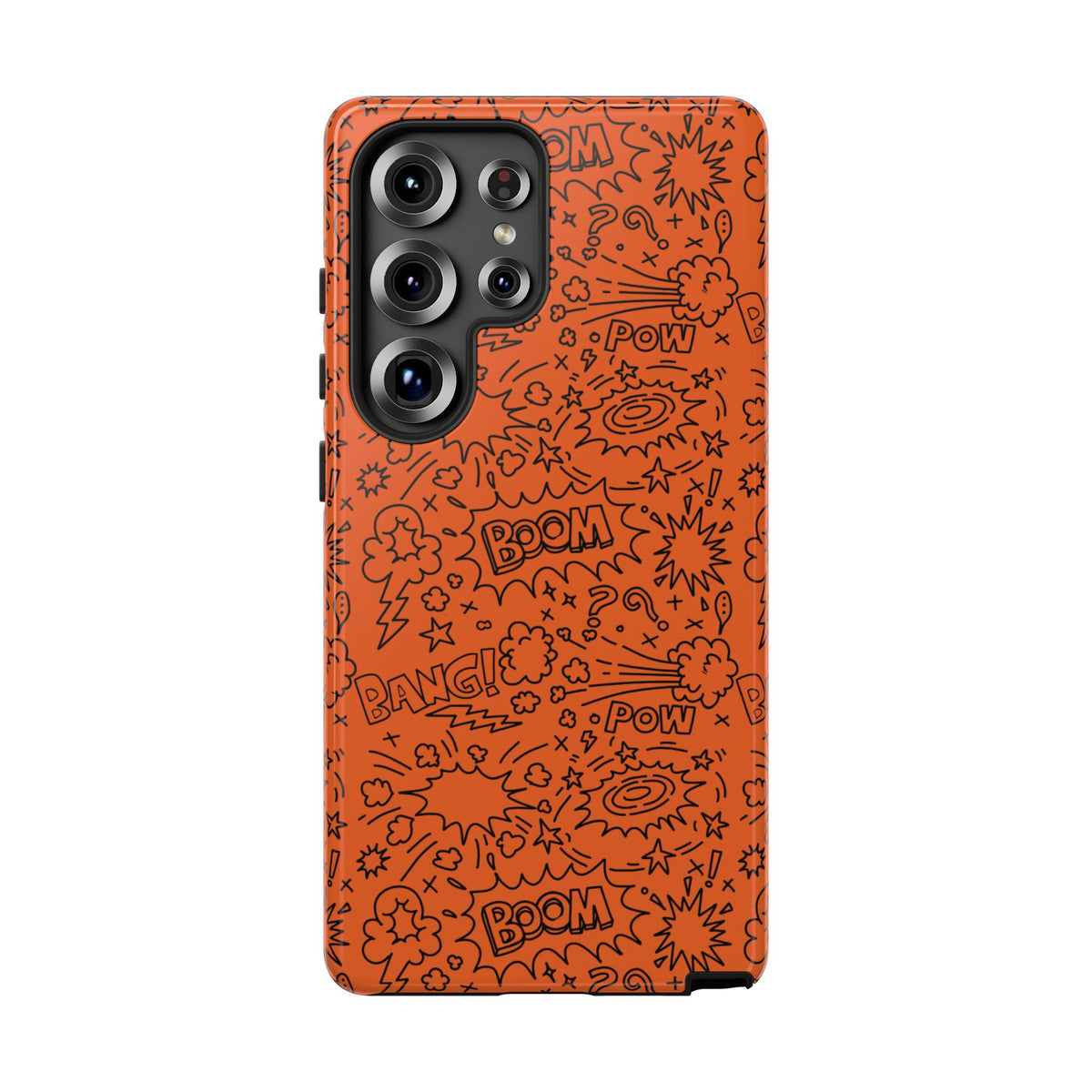 Wow Orange Tough Case for iPhone, Galaxy, or Google Pixel