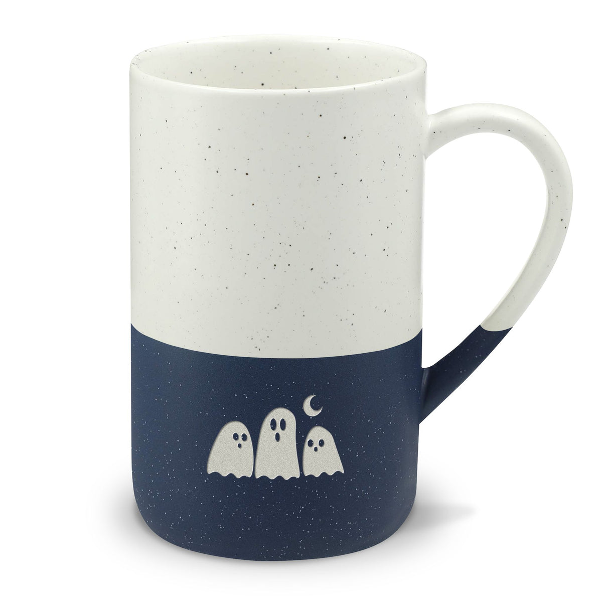 Spooky Boo Speckled Wayland Ceramic Mug, 13oz (Engraving)