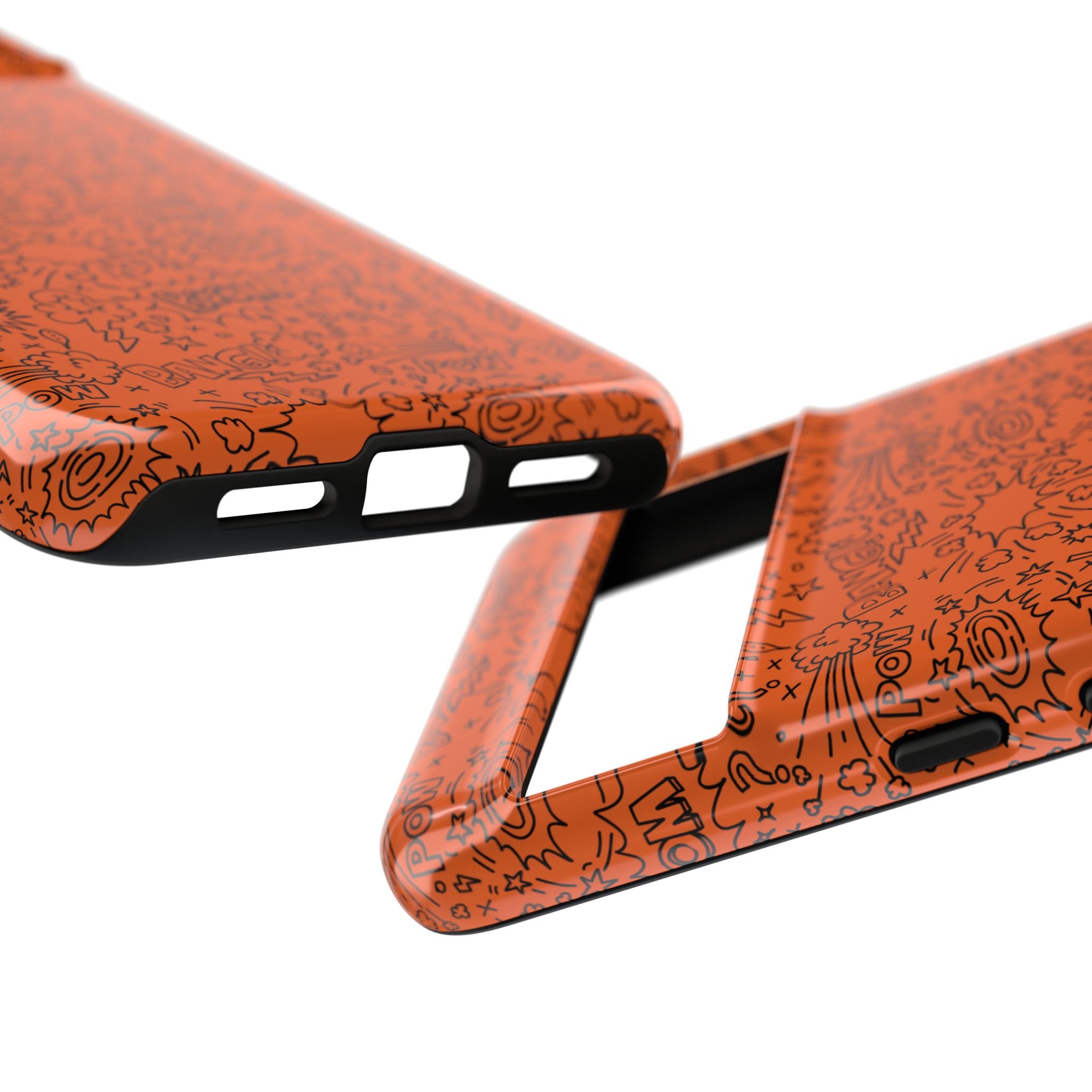 Wow Orange Tough Case for iPhone, Galaxy, or Google Pixel