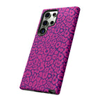 Pink Purple Leopard Tough Phone Case iPhone, Galaxy and Google Pixel