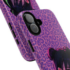 Purple Pink Leopard Kz iPhone, Galaxy and Google Tough Cases