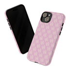 Pink 'LOVE' Pattern Tough Phone Case