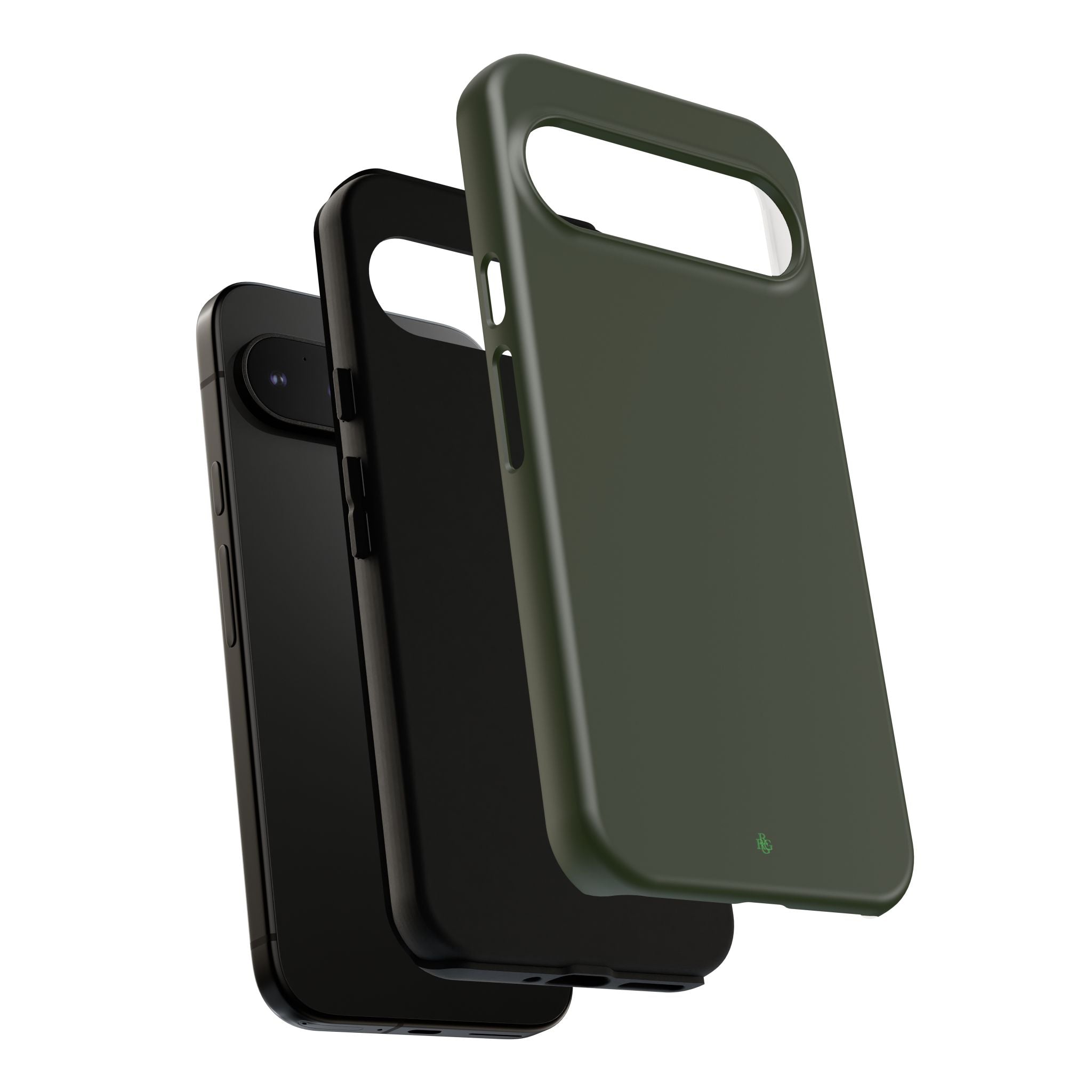 Olive Green Tough Phone Case for iPhone, Galaxy and Google Pixel