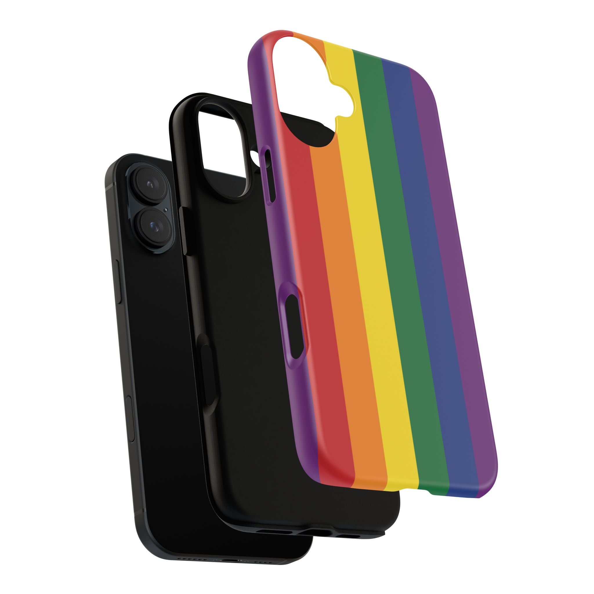 LGBTQ Rainbow Flag Tough Phone Case for iPhone, Galaxy, or Google Pixel
