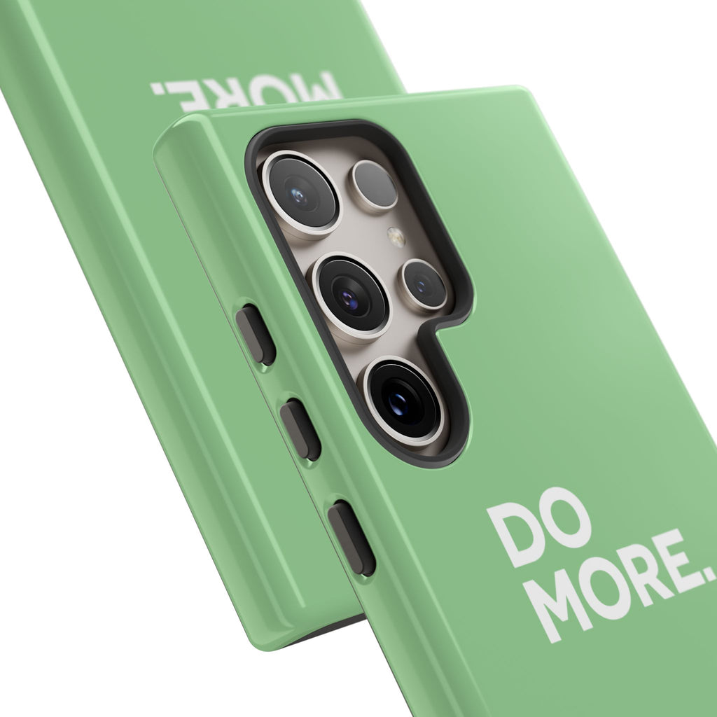 Do More Mint Green Tough Phone Case for iPhone, Galaxy,or Google Pixel
