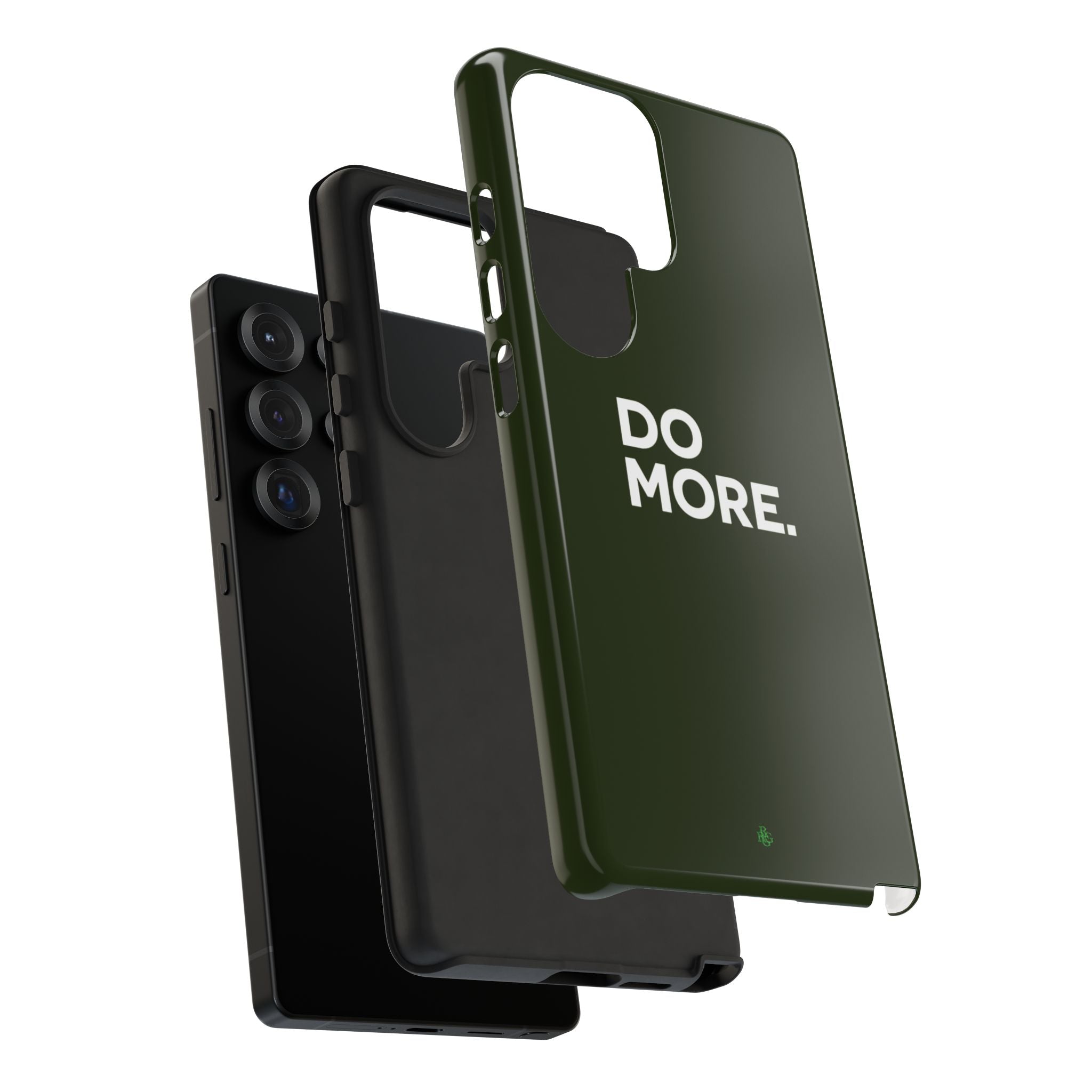 Olive Green Do More Tough Phone Case for iPhone, Galaxy, or Google Pixel