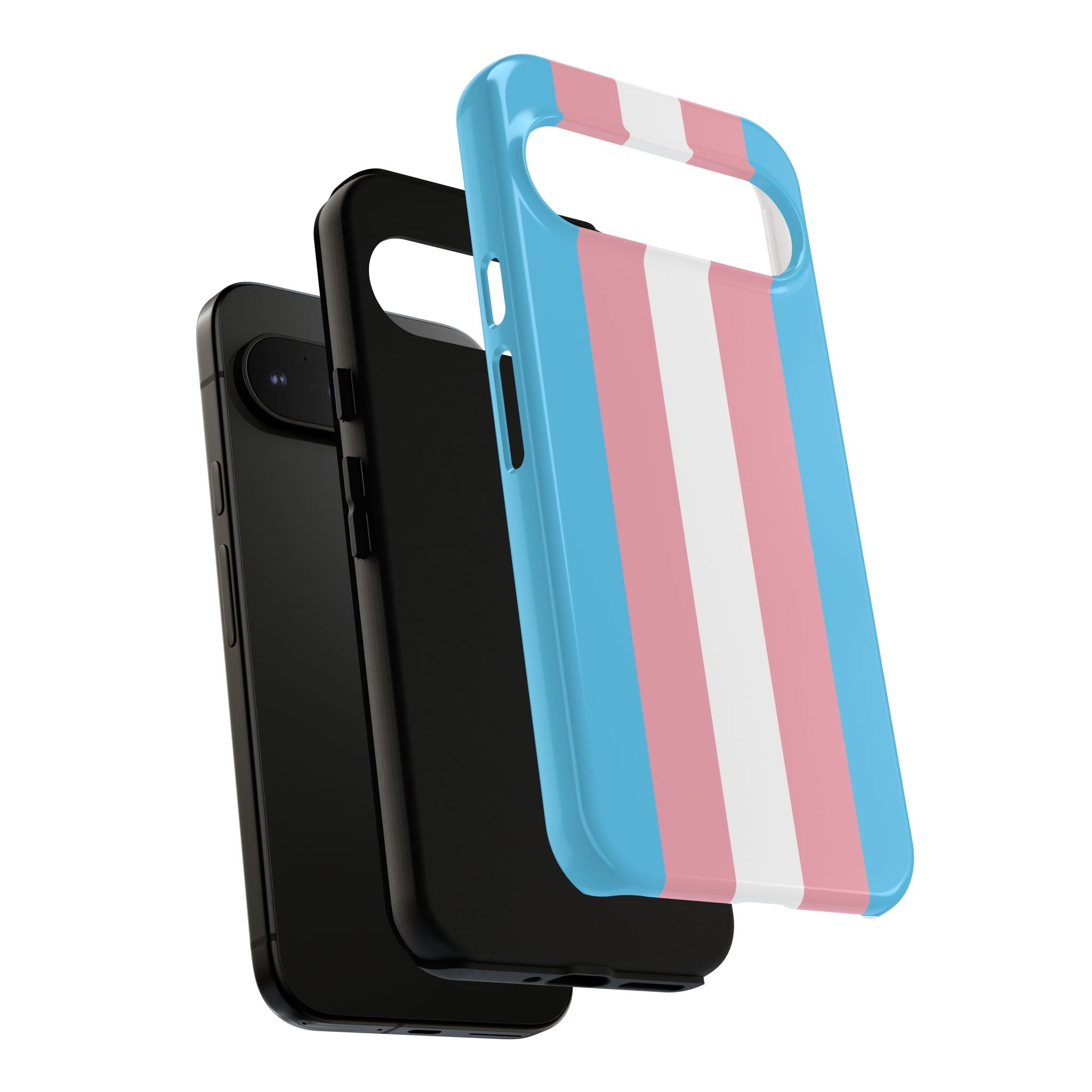 Trans Colors Tough Phone Case for iPhone, Galaxy, or Google Pixel