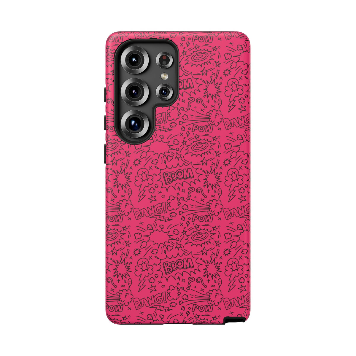 Pink Wow Tough Case for iPhone, Galaxy, or Google Pixel
