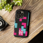 Retro Blocks LOVE Tough Case for iPhone, Galaxy or Google Pixel