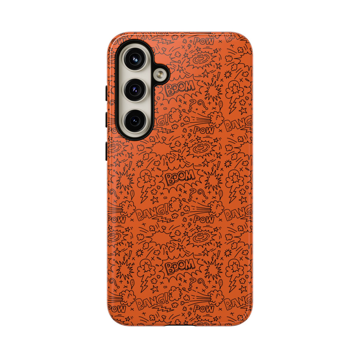 Wow Orange Tough Case for iPhone, Galaxy, or Google Pixel