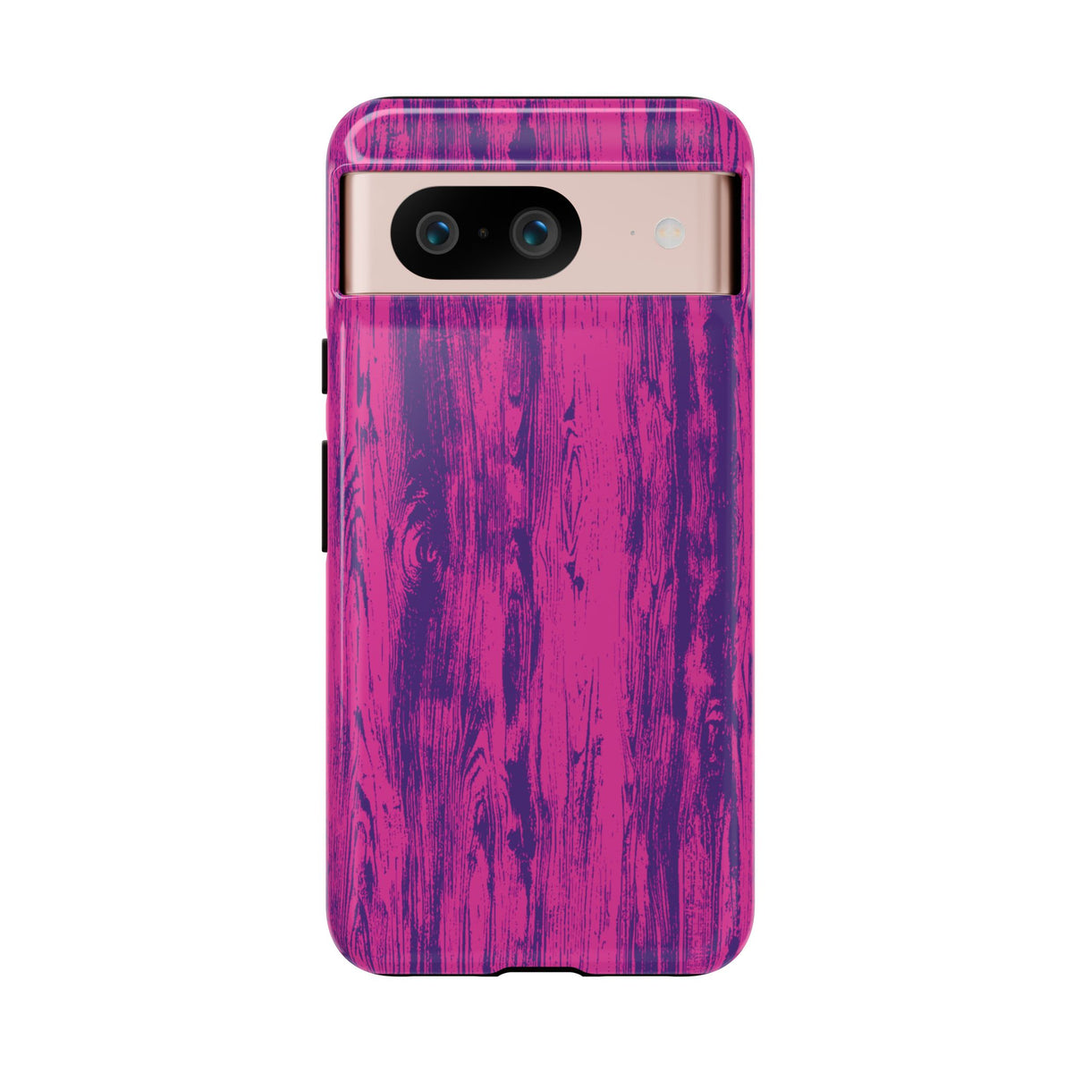 Pink Purple Wood Tough Phone Case iPhone, Galaxy, or Google Pixel