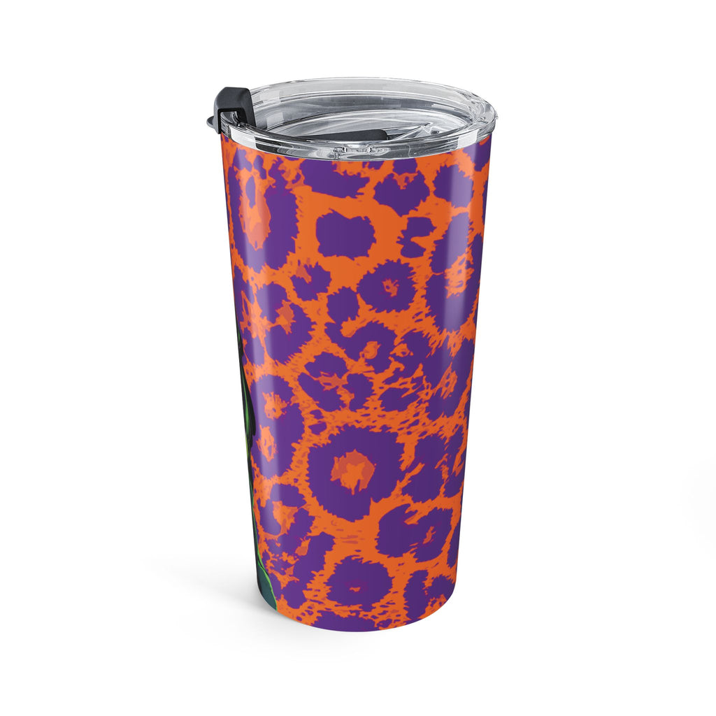 Purple Orange Leopard Kz Tumbler 20oz