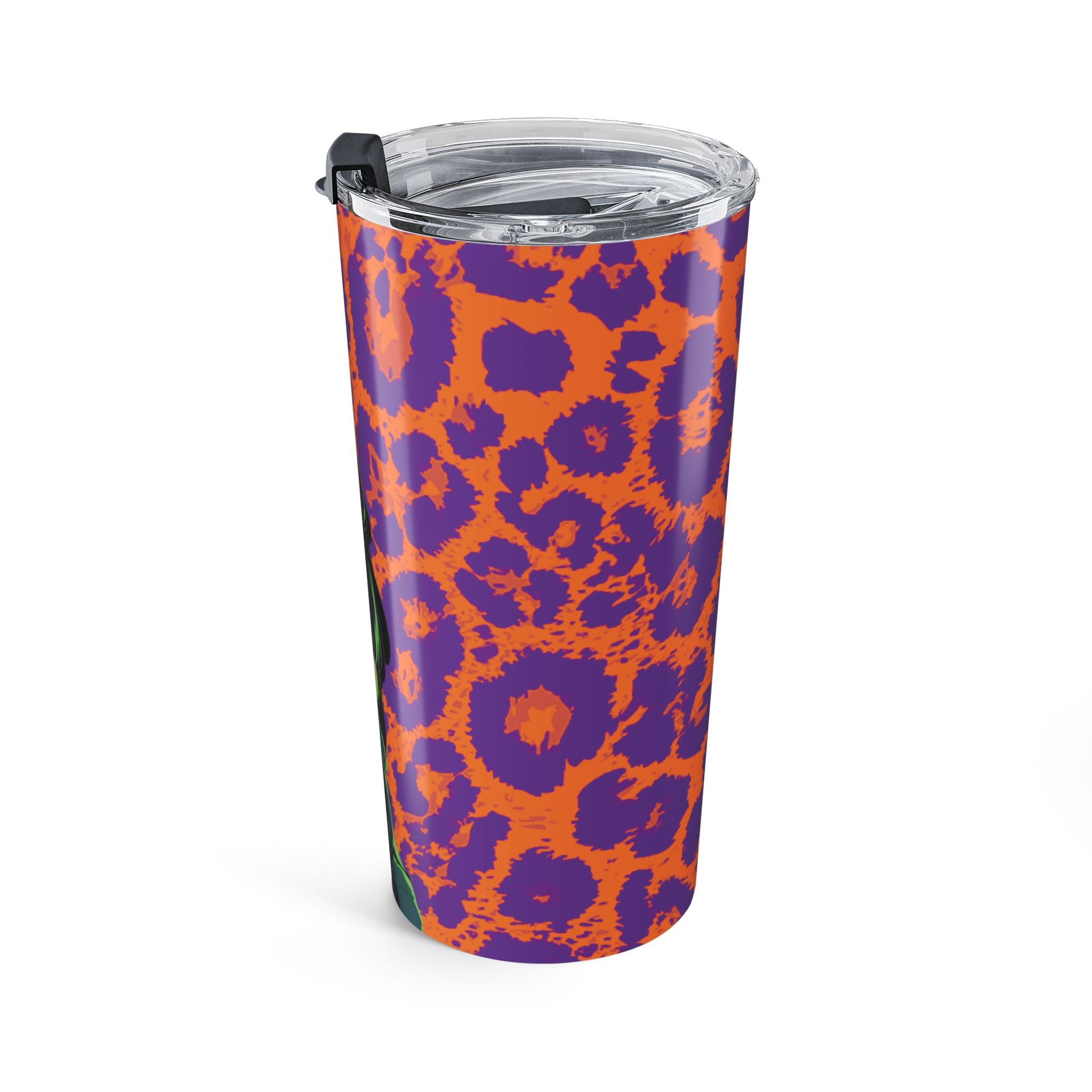 Purple Orange Leopard Kz Tumbler 20oz