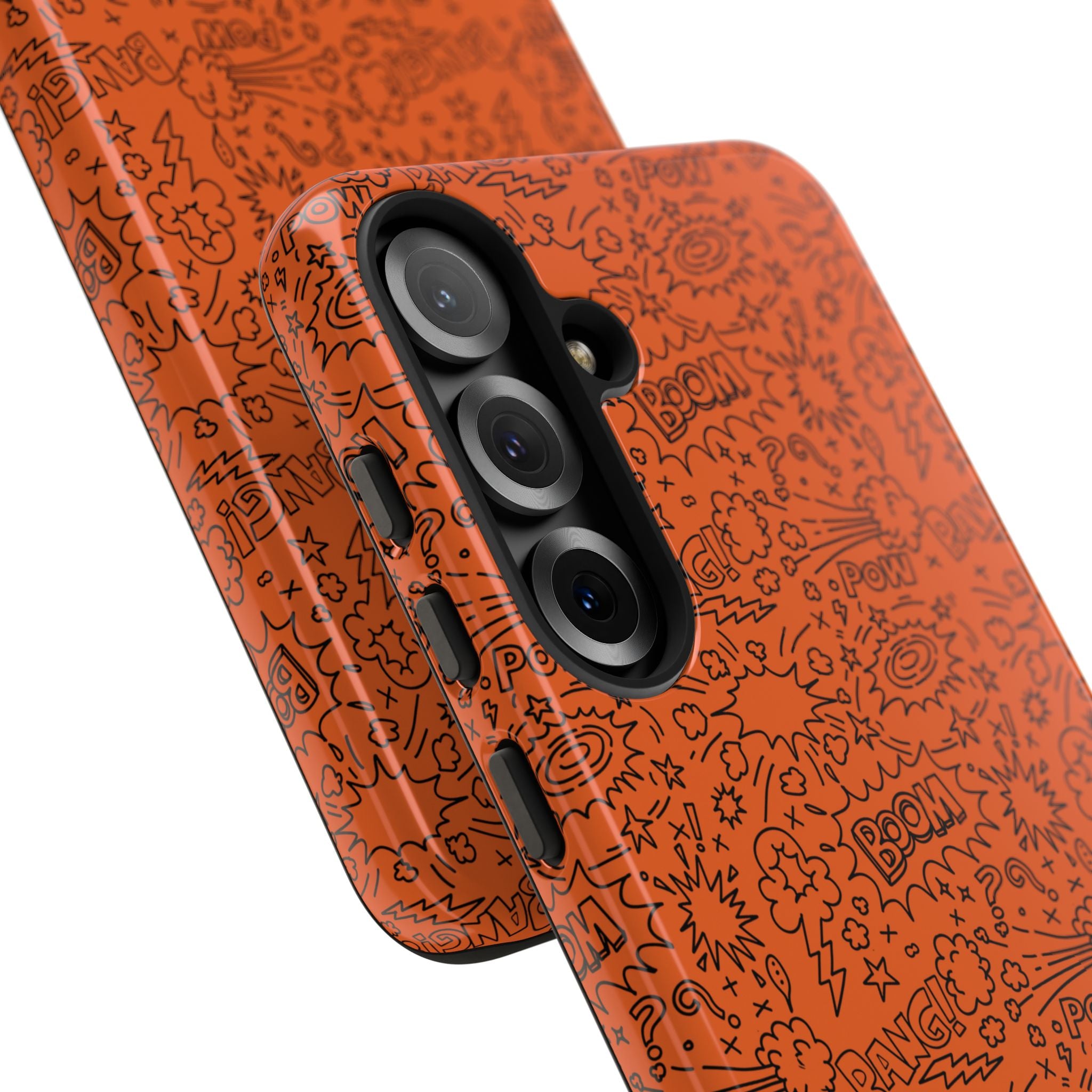 Wow Orange Tough Case for iPhone, Galaxy, or Google Pixel