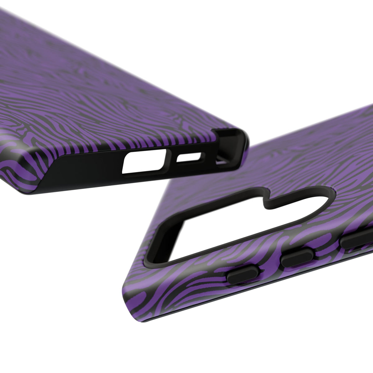 Purple Zebra Tough Phone Case for iPhone, Galaxy, or Google Pixel
