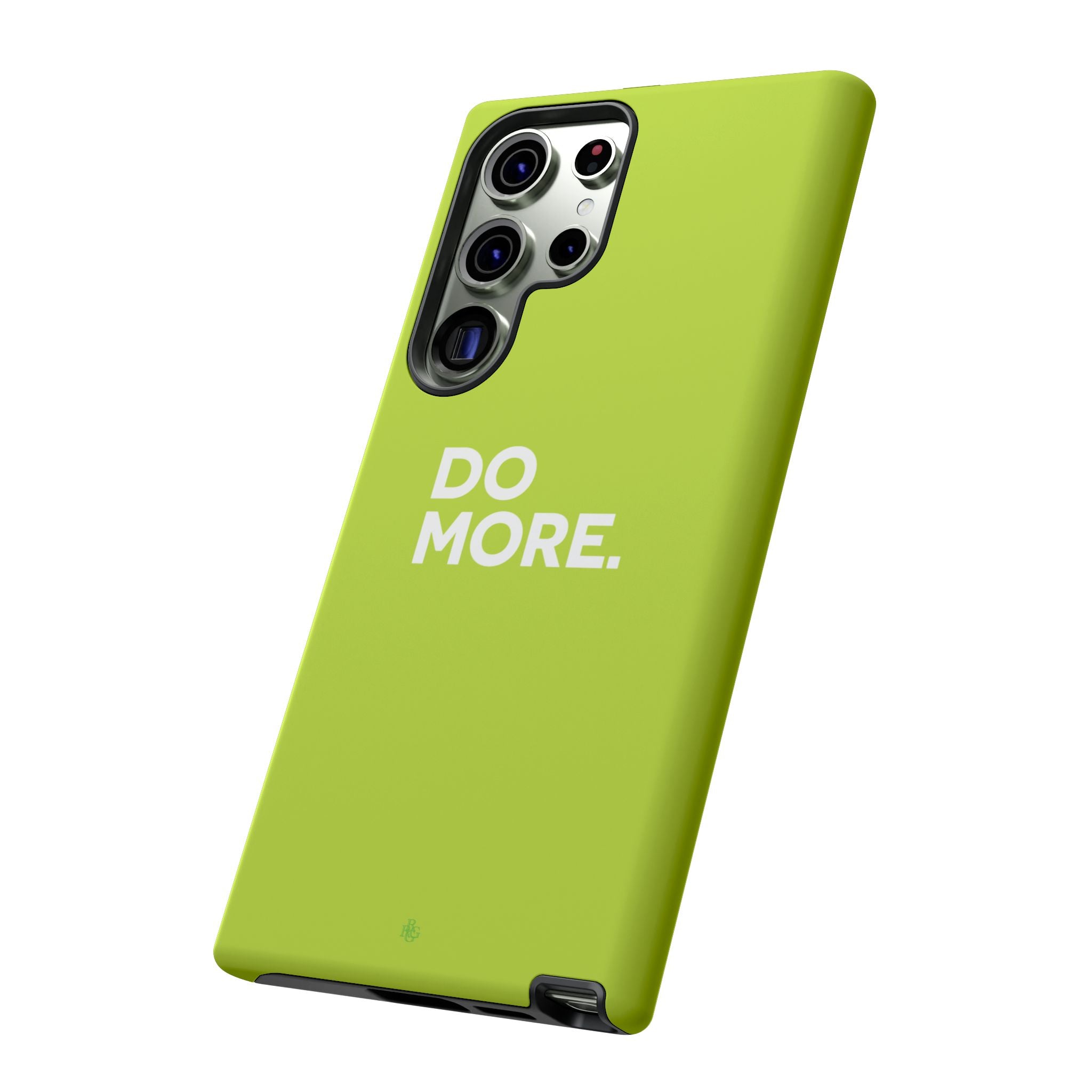 Do More (Neon Yellow) Tough Phone Case for iPhone, Galaxy or Google Pixel