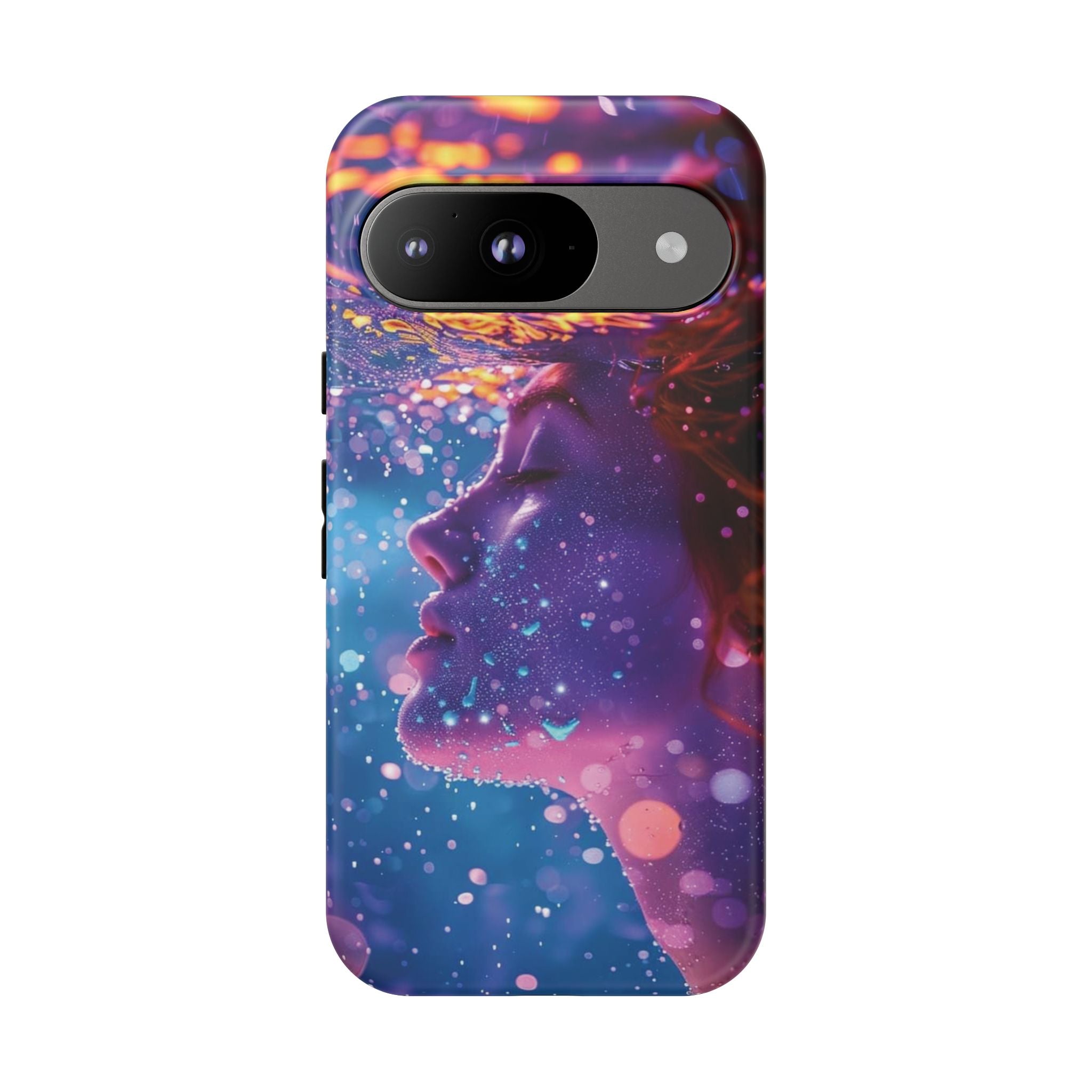 Meditating Underwater Tough Phone Case for iPhone, Galaxy, or Google Pixel