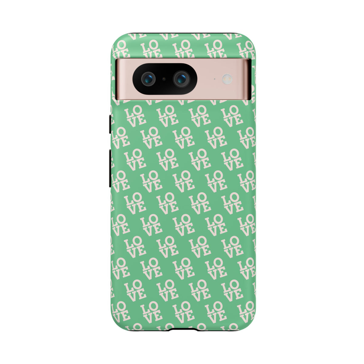 LOVE Aqua Tough Phone Case for iPhone, Galaxy, or Google Pixel