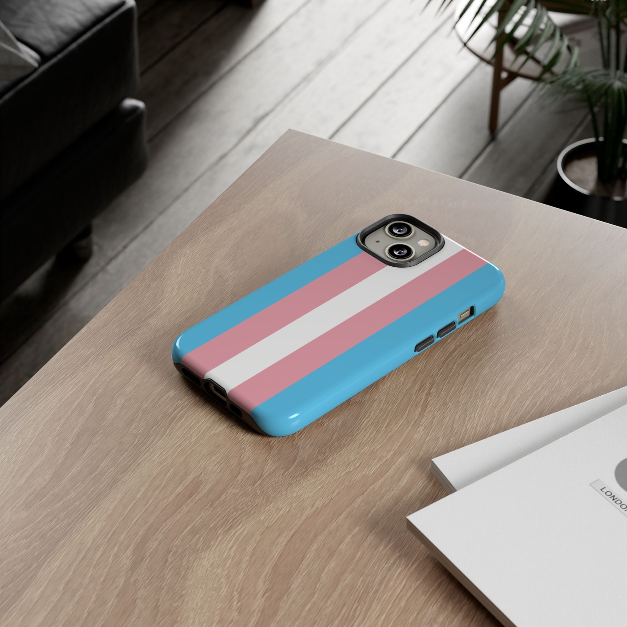 Trans Colors Tough Phone Case for iPhone, Galaxy, or Google Pixel