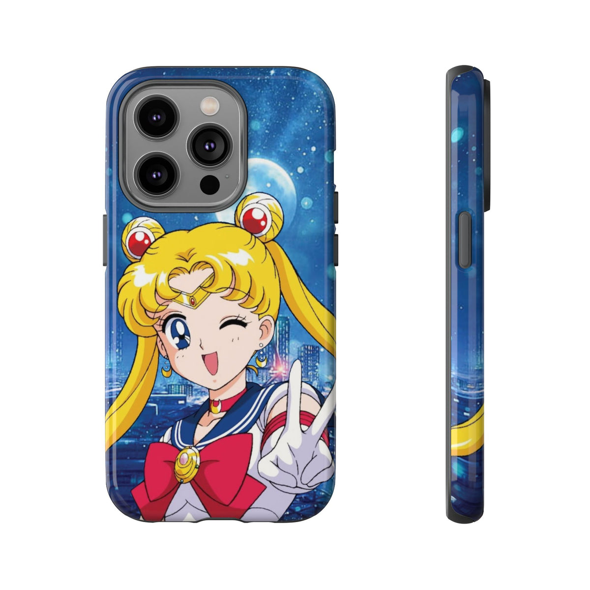 Blue S Moon Tough Case for iPhone, Galaxy, or Google Pixel