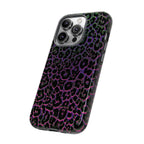 Colorful Leopard Tough Phone Case for iPhone, Galaxy, or Google Pixel