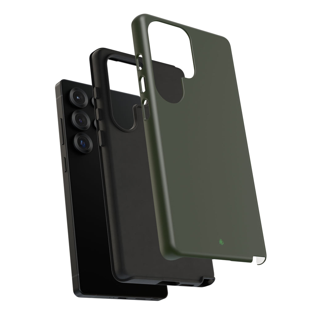Olive Green Tough Phone Case for iPhone, Galaxy and Google Pixel