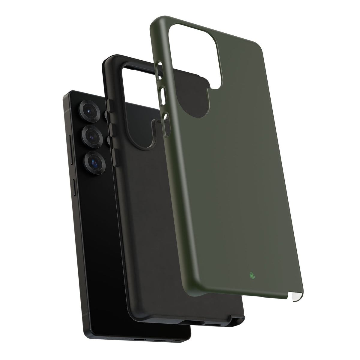 Olive Green Tough Phone Case for iPhone, Galaxy and Google Pixel